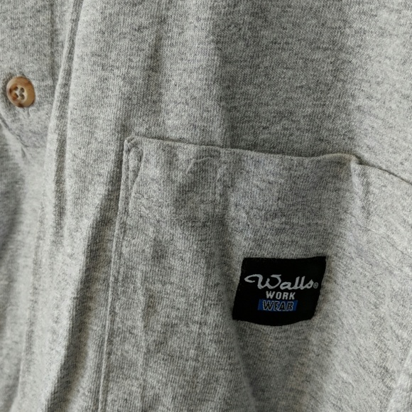 Walls Work Wear Short Sleeve Button Shirt XXL - Picture 2 of 3